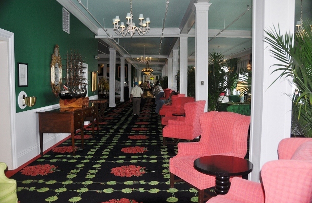 the Grand Hotel, the foyer